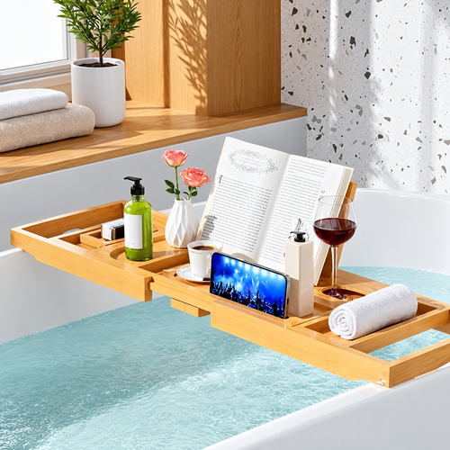 Bamboo Bathtub Tray